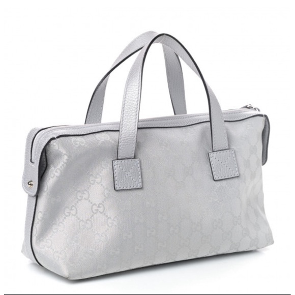 GUCCI Monogram Small Boston Silver - Picture 2 of 10